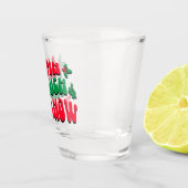 Kerstmis door de sneeuwnende winter shot glas (Rechts)