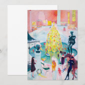 Kerstmis door Florine Stettheimer Bedankkaart (Voorkant / Achterkant)