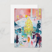 Kerstmis door Florine Stettheimer Informatiekaartje (Voorkant / Achterkant)