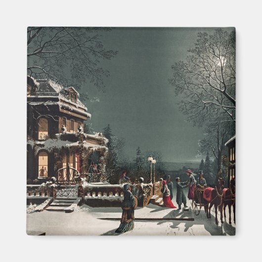 Kerstmis door Joseph Hoover en Sons Magneet (Voorkant)