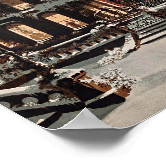 Kerstmis door Joseph Hoover en Sons Poster (Hoek)