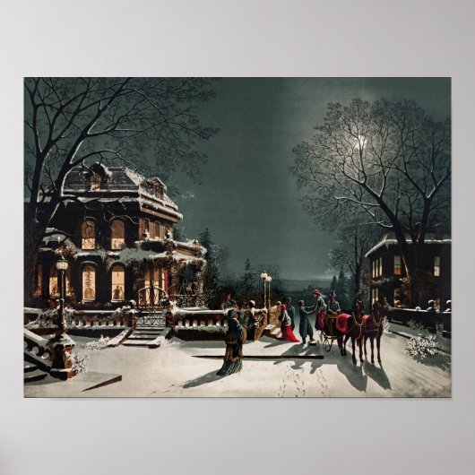 Kerstmis door Joseph Hoover en Sons Poster (Voorkant)