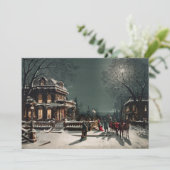 Kerstmis door Joseph Hoover & Sons Feestdagenkaart (Staand voorkant)