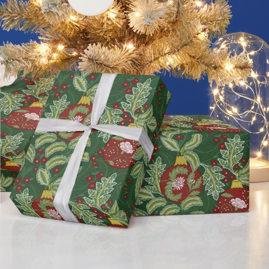 Kerstmis door William Morris Wrapping Paper Cadeaupapier (Feestdagen)