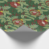 Kerstmis door William Morris Wrapping Paper Cadeaupapier (Hoek)