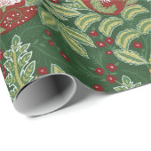 Kerstmis door William Morris Wrapping Paper Cadeaupapier (Rol Hoek)