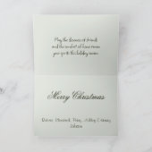 Kerstmis dorp in vintage stijl feestdagen kaart (Binnen)