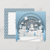Kerstmis Dorpskaart (Voorkant / Achterkant)