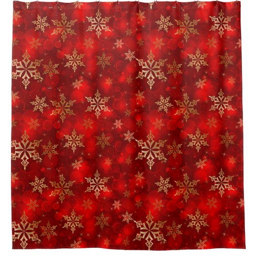 Kerstmis Douchegordijn (Voorkant)