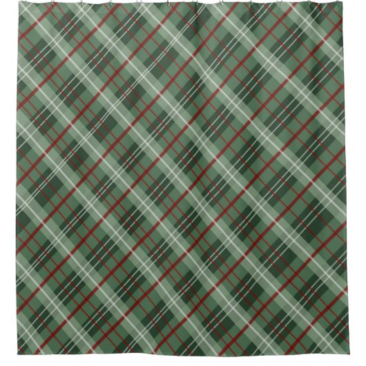 Kerstmis Douchegordijn (Voorkant)