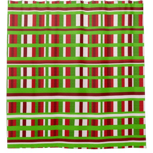 Kerstmis Douchegordijn (Voorkant)