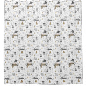 Kerstmis Douchegordijn (Voorkant)