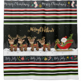 Kerstmis Douchegordijn (Voorkant)