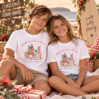 Kerstmis Down Under bijpassende gezins T-shirts
