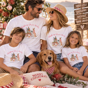 Kerstmis Down Under bijpassende gezins T-shirts
