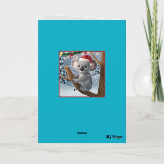 Kerstmis Down Under Kaart (Achterkant)