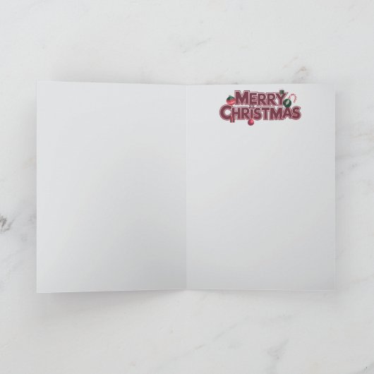 Kerstmis Down Under Kaart (Binnen)