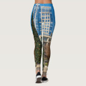Kerstmis Downtown Dallas Leggings (Achterkant)