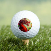 Kerstmis Draak (1) Golfballen (Insitu Shirt)