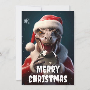 Kerstmis Draak Feestdagenkaart