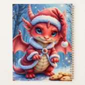 Kerstmis draak, te schattig om aan te houden,  planner (Achterkant)