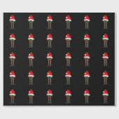 Kerstmis Drag Racing Kerstboom Cadeaupapier (Vlak)