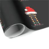 Kerstmis Drag Racing Kerstboom Cadeaupapier (Rol Hoek)