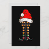 Kerstmis Drag Racing Kerstboom  Feestdagenkaart (Voorkant / Achterkant)