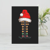 Kerstmis Drag Racing Kerstboom  Feestdagenkaart (Staand voorkant)