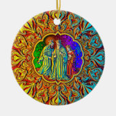 KERSTMIS ~ Drie Koningen ~ Keramisch Ornament (Voorkant)
