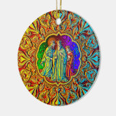 KERSTMIS ~ Drie Koningen ~ Keramisch Ornament (Links)