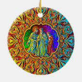 KERSTMIS ~ Drie Koningen ~ Keramisch Ornament (Achterkant)