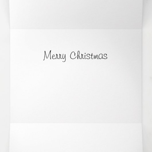 Kerstmis Drieluik Wenskaart (Binnenkant midden)