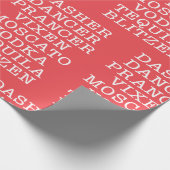 Kerstmis Drink feestdag rendieralcohol Cadeaupapier (Hoek)