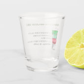 Kerstmis-Drink Recipe Holiday Party Shot Glas (Achterkant)