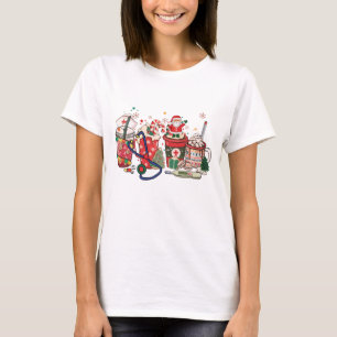 Kerstmis Drink Santa Cocoa Ziekenhuis T-shirt