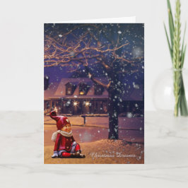 Kerstmis droomt de Kaart van de Vakantie van het