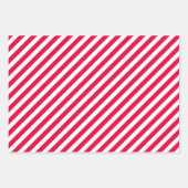 Kerstmis drukt Pattern Red Happy Pawlidays uit Inpakpapier Vel (Voorkant 2)