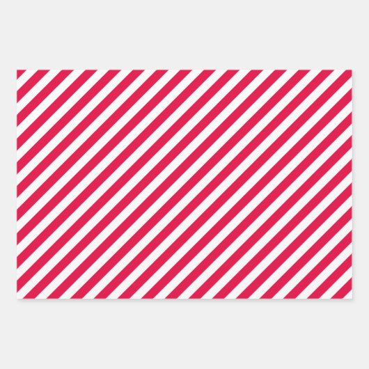 Kerstmis drukt Pattern Red Happy Pawlidays uit Inpakpapier Vel (Voorkant 2)