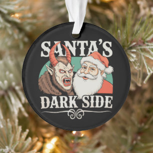 Kerstmis duistere kant Krampus Krampusnacht Kerstm Ornament