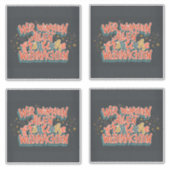 KERSTMIS DUITSE BELETTERING WIR WUNSCHEN ALLEN VAN STICKER (Voorkant)