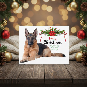 Kerstmis Duitse Herdershond Kaart