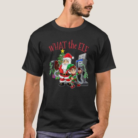 Kerstmis Dure Gas Wat De Elf Kerstmis 20 T-shirt (Voorkant)