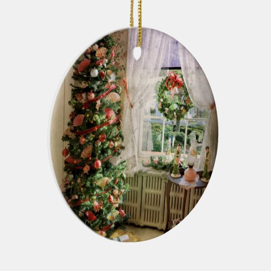 Kerstmis: een Japans kerstfeest Keramisch Ornament (Rechts)