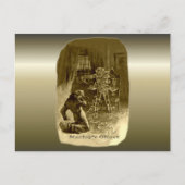 Kerstmis: een kerstkarol feestdagenkaart (Voorkant)