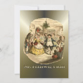 Kerstmis: een kerstkarol feestdagenkaart (Voorkant)