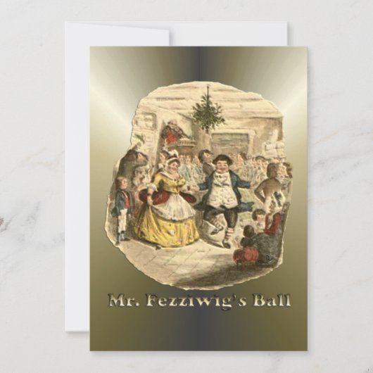 Kerstmis: een kerstkarol feestdagenkaart (Voorkant)