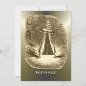 Kerstmis: een kerstkarol feestdagenkaart (Voorkant)