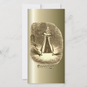 Kerstmis: een kerstkarol feestdagenkaart