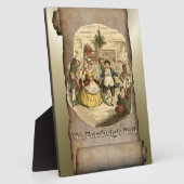 Kerstmis: een kerstkarol fotoplaat (Zijkant)